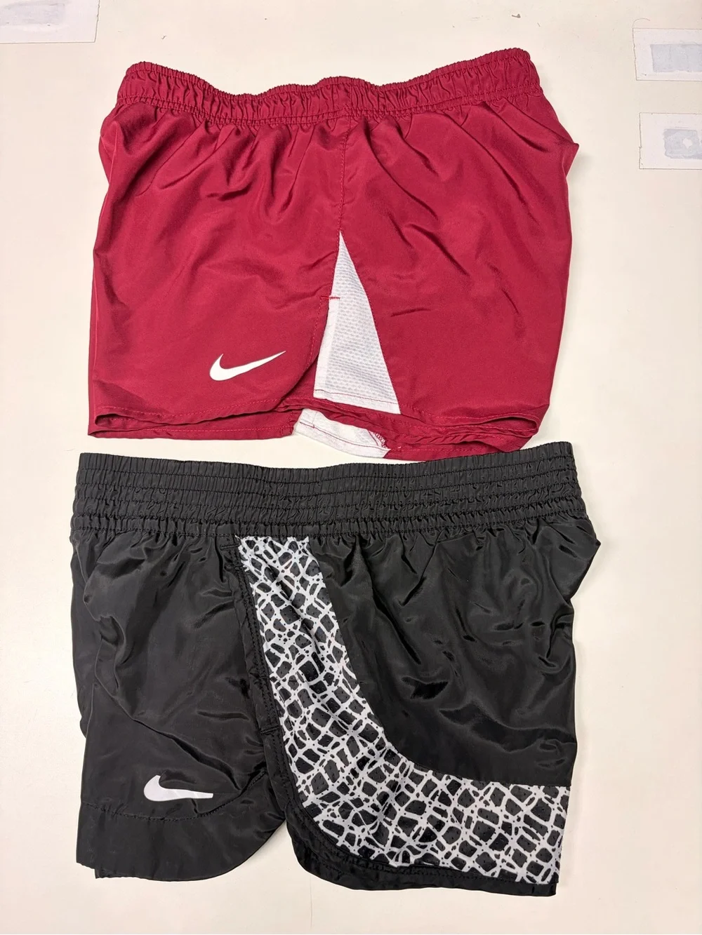 Set of Nike running shorts
